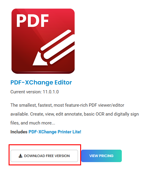 PDF-XChange Editor 다운로드 (2026 최신) 1 image 7